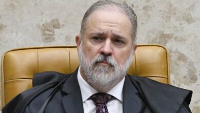 Augusto Aras pede a STJ investigação contra Ibaneis Rocha, governador afastado do DF. (Imagem: Carlos Moura/SCO/STF)